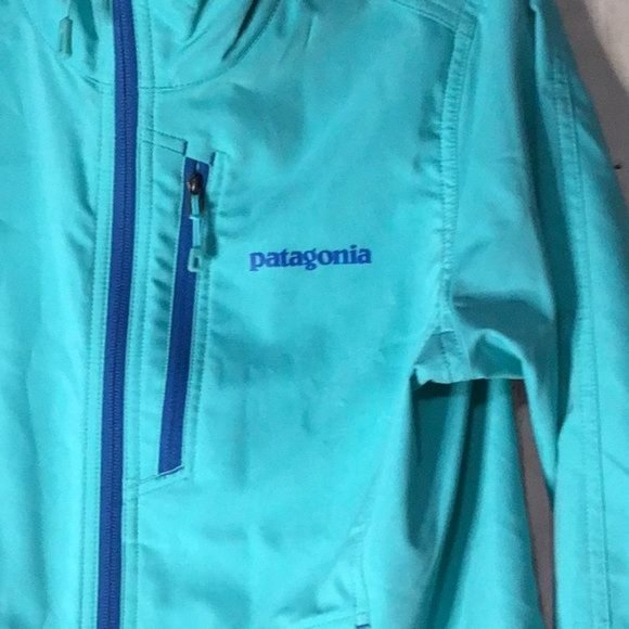 Patagonia Womans S Levitation Jacket  Lt Blue Full Zip Soft Shell HWLT - Picture 5 of 6